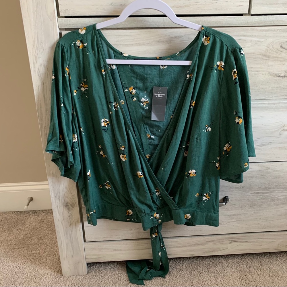Abercrombie and Fitch Green Top